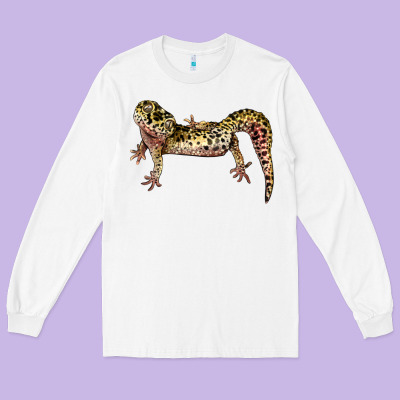 Gecko Lizard Illustrations Long Sleeve Tee Designed By Lillyallendesigns