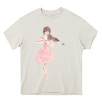 Cream lindsey stirling Heavy Core Tee - linhVisuals