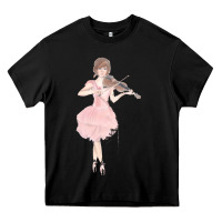 Black lindsey stirling Heavy Core Tee - linhVisuals