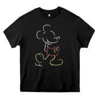 Black micke mouse tshirt Heavy Core Tee - linhVisuals