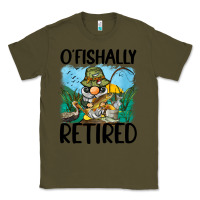 Army Green o' fishally retired Classic Tee - BarkalooDesign