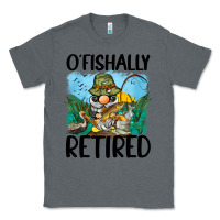 Charcoal Heather o' fishally retired Classic Tee - BarkalooDesign