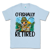 Dusty Blue o' fishally retired Classic Tee - BarkalooDesign