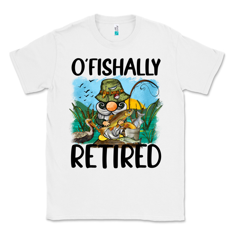 O' Fishally Retired Classic Tee by BarkalooDesign | Teevron