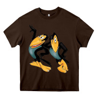 Chocolate Brown Heckle and Jeckle Heavy Core Tee - linhVisuals