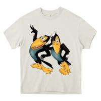 Cream Heckle and Jeckle Heavy Core Tee - linhVisuals