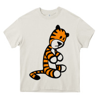 Cream Calvin Bill Watterson Heavy Core Tee - linhVisuals