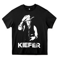 Black kiefer sutherland müsïc Heavy Core Tee - linhVisuals