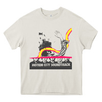 Cream motion city soundtrack clässic Heavy Core Tee - linhVisuals