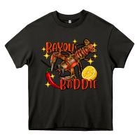 Asphalt Crawfish bayou baddie Heavy Core Tee - FaDigitalArtStudio