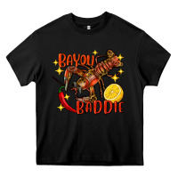 Black Crawfish bayou baddie Heavy Core Tee - FaDigitalArtStudio