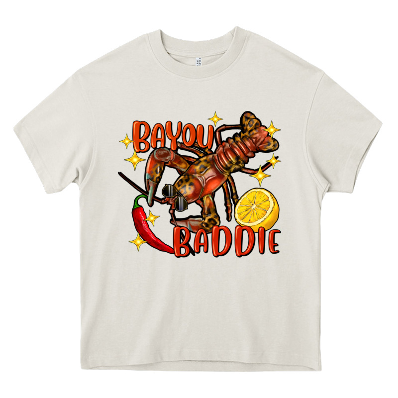 Crawfish Bayou Baddie Heavy Core Tee by FaDigitalArtStudio | Teevron