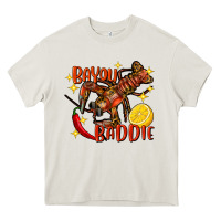 Cream Crawfish bayou baddie Heavy Core Tee - FaDigitalArtStudio