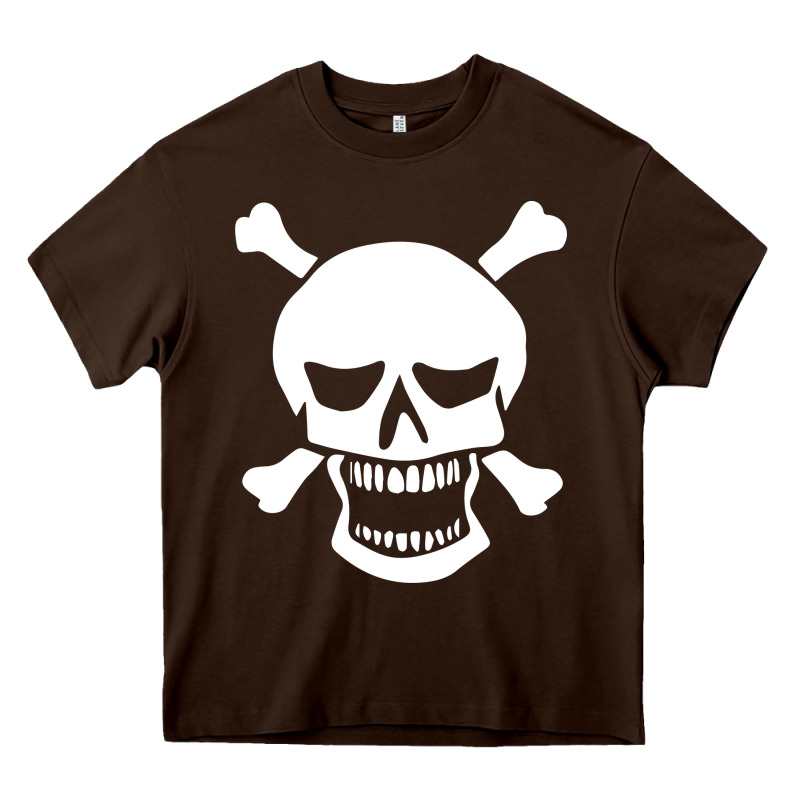 Skull Crossbones Heavy Core Tee by linhVisuals | Teevron