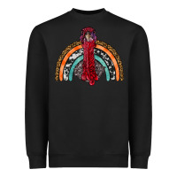 Black thanksgiving turkey rainbow Heavyweight Sweatshirt - RanaPortraitStore