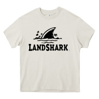 Cream landshark Heavy Core Tee - linhVisuals