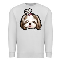 Dove Grey shih tzu Premium Sweatshirt - Jasminsmagicworld