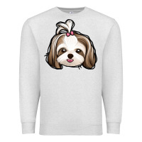 Oatmeal Heather shih tzu Premium Sweatshirt - Jasminsmagicworld