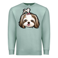 Seafoam shih tzu Premium Sweatshirt - Jasminsmagicworld