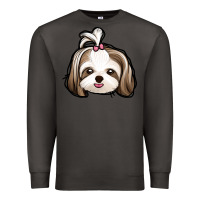 Smoke shih tzu Premium Sweatshirt - Jasminsmagicworld