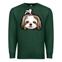Sports Green shih tzu Premium Sweatshirt - Jasminsmagicworld