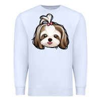 White shih tzu Premium Sweatshirt - Jasminsmagicworld