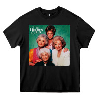 Black golden the girls Heavy Core Tee - linhVisuals