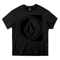 Black Volcom Style Heavy Core Tee - linhVisuals
