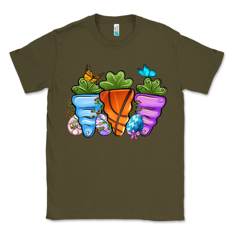 Basketball Easter Sports Carrots Classic Tee by OliviaCreatesArt | Teevron