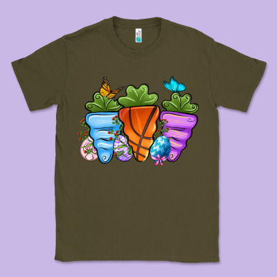 Basketball Easter Sports Carrots Classic Tee Designed By Oliviacreatesart