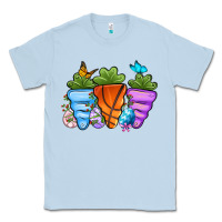 Dusty Blue Basketball Easter sports carrots Classic Tee - OliviaCreatesArt