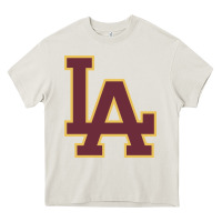 Cream loyola academy Heavy Core Tee - linhVisuals