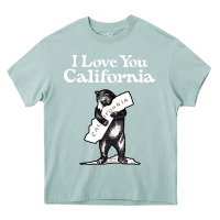 Arona i love you california bear state hug Heavy Core Tee - linhVisuals