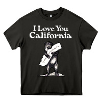 Asphalt i love you california bear state hug Heavy Core Tee - linhVisuals