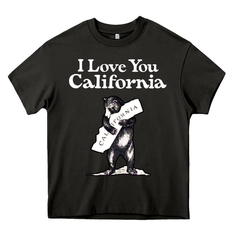I Love You California Bear State Hug Heavy Core Tee by linhVisuals | Teevron