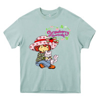 Arona strawberry shortcake and cat Heavy Core Tee - linhVisuals
