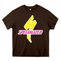 Chocolate Brown Specialized Bikes Bicycle Heavy Core Tee - linhVisuals
