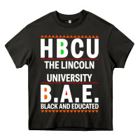 Asphalt hbcu the lincoln university black and educated black classic Heavy Core Tee - linhVisuals