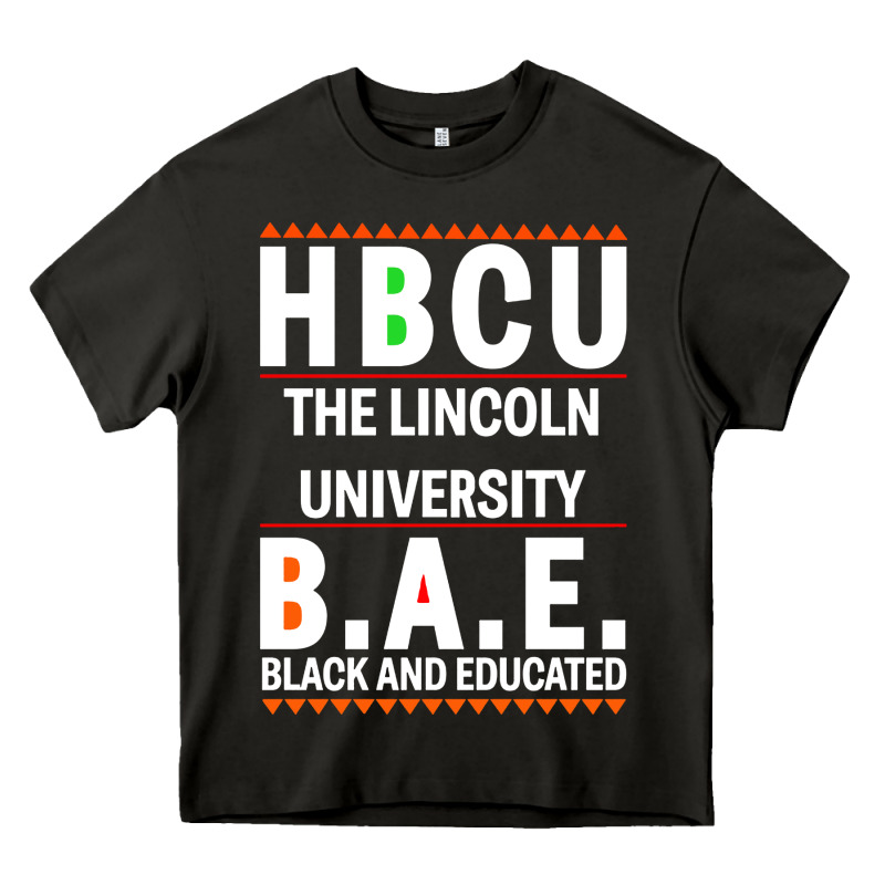 Hbcu The Lincoln University Black And Educated Black Classic Heavy Core Tee by linhVisuals | Teevron