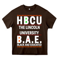 Chocolate Brown hbcu the lincoln university black and educated black classic Heavy Core Tee - linhVisuals