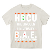 Cream hbcu the lincoln university black and educated black classic Heavy Core Tee - linhVisuals