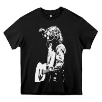 Black chris cornell musician Heavy Core Tee - linhVisuals