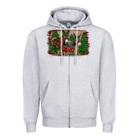 Heather Grey donkey christmas Zipper Hoodie - Jasminsmagicworld
