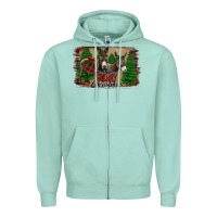 Seafoam donkey christmas Zipper Hoodie - Jasminsmagicworld