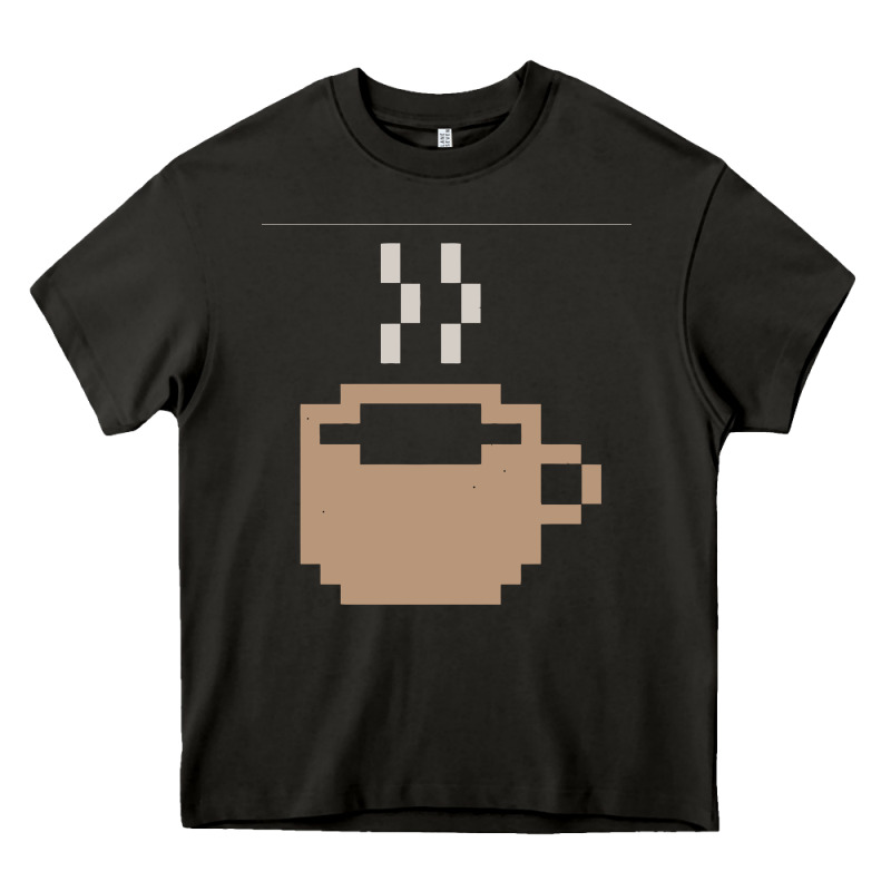 Pixel Coffee Heavy Core Tee by linhVisuals | Teevron