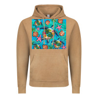 Vintage Camel Turtle summer seashells starfish seaweed Vintage Hoodie - Artiststas