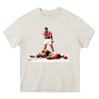 Cream ali vs liston Heavy Core Tee - linhVisuals