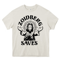 Cream zoidberg saves Heavy Core Tee - linhVisuals