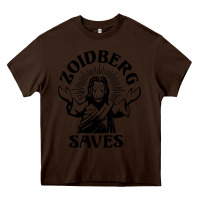 Chocolate Brown zoidberg saves Heavy Core Tee - linhVisuals