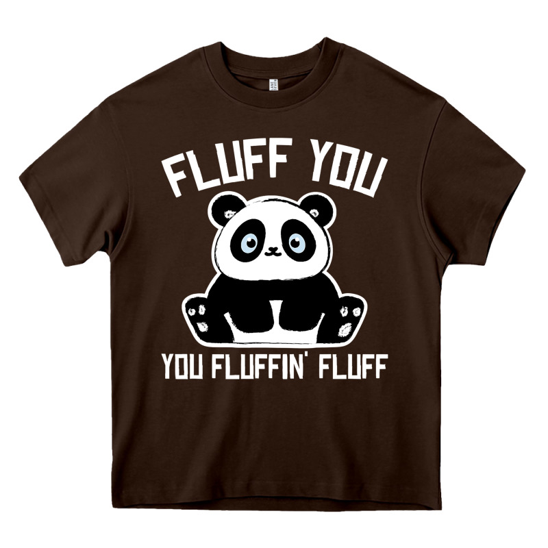 Panda Cub Fluff You Giant Panda Heavy Core Tee by linhVisuals | Teevron